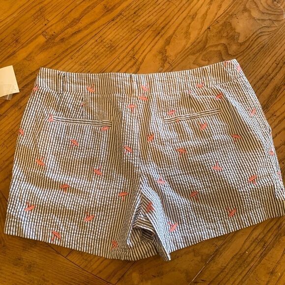 Cynthia Rowley striped cotton shorts BNWT - Picture 2 of 6